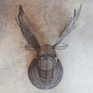 Rustic Wire Moose Head (4649584295996)