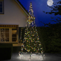 Outdoor 3D Illuminated Multi Coloured LED Christmas Tree