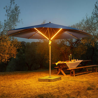 Fortello LED Round Easy Parasol (4650532569148)