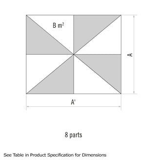 Fortero Easy Rectangular Centre Parasols (4650522017852)