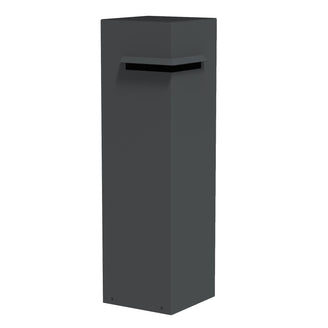 Metal Pillar Letter Boxes with Corner Slot (4653386235964)