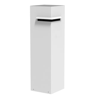 Metal Pillar Letter Boxes with Corner Slot (4653386235964)