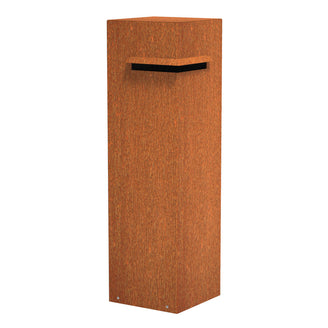 Metal Pillar Letter Boxes with Corner Slot (4653386235964)