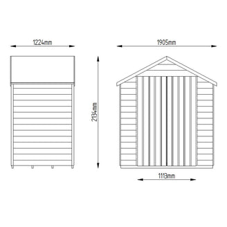 Double Door 6 x 4 Sheds (4650472865852)