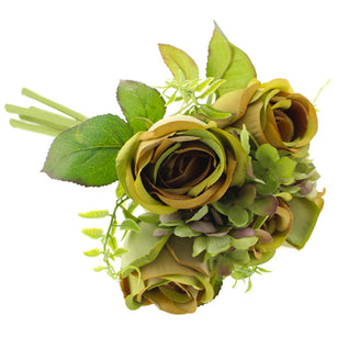 Rose and Hydrangea Green Arrangement (6584052318268)