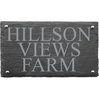 Rustic Slate Three Line House Signs (4649206644796)