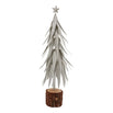 Silver Leaves Nordic Tree Decoration (4653360480316)