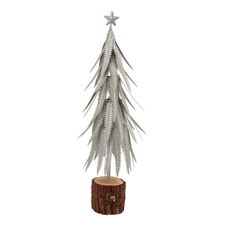 Silver Leaves Nordic Tree Decoration (4653360480316)