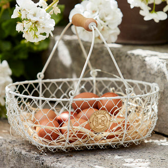 Small Cream Harvesting Basket (4650136043580)