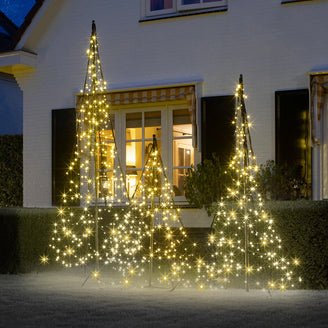 Outdoor 3D Illuminated Static Light Christmas Trees (4648600731708)