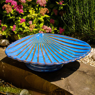 Sea Shell Bird Bath (4651181441084)