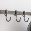 Steel Wall Rail and Hooks (4651959877692)