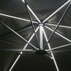 Sunrise Round Cantilever Parasol with LED Lights (4649455517756)