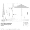 SunwingC+ Easy Round Cantilever Parasols (4650510385212)