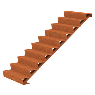 Corten Steel Outdoor Garden Steps (6744057479228)