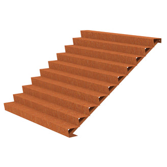 Corten Steel Outdoor Garden Steps (6744057479228)