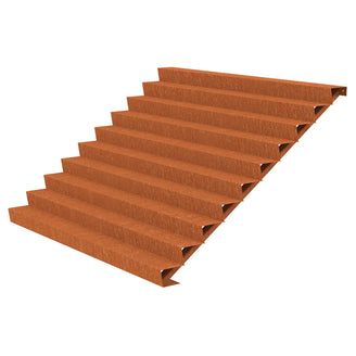 Corten Steel Outdoor Garden Steps (6744057479228)