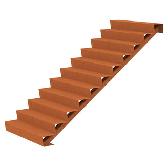 Corten Steel Outdoor Garden Steps (6744057479228)