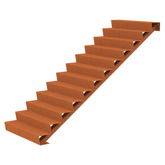 Corten Steel Outdoor Garden Steps (6744057479228)