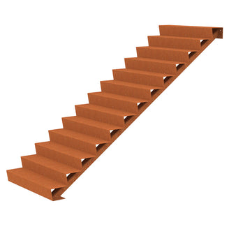 Corten Steel Outdoor Garden Steps (6744057479228)