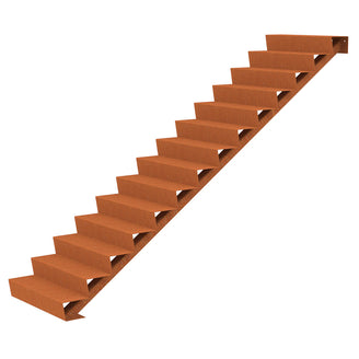 Corten Steel Outdoor Garden Steps (6744057479228)