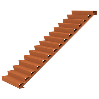 Corten Steel Outdoor Garden Steps (6744057479228)