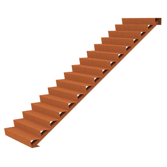 Corten Steel Outdoor Garden Steps (6744057479228)