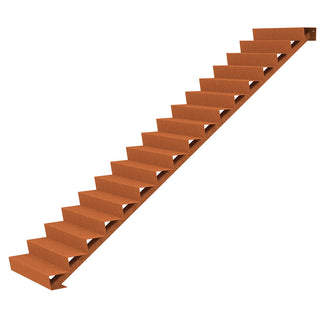 Corten Steel Outdoor Garden Steps (6744057479228)