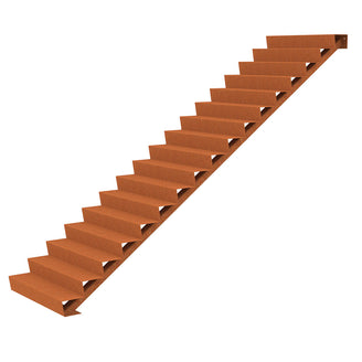 Corten Steel Outdoor Garden Steps (6744057479228)