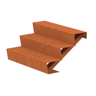 Corten Steel Outdoor Garden Steps (6744057479228)