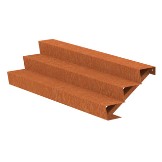 Corten Steel Outdoor Garden Steps (6744057479228)