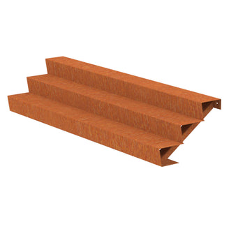 Corten Steel Outdoor Garden Steps (6744057479228)