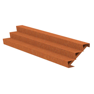 Corten Steel Outdoor Garden Steps (6744057479228)