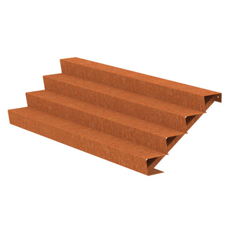 Corten Steel Outdoor Garden Steps (6744057479228)