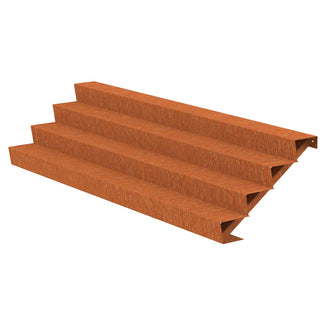 Corten Steel Outdoor Garden Steps (6744057479228)