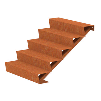 Corten Steel Outdoor Garden Steps (6744057479228)