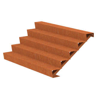 Corten Steel Outdoor Garden Steps (6744057479228)