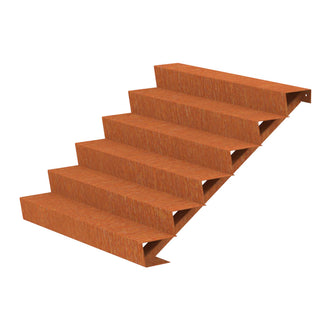 Corten Steel Outdoor Garden Steps (6744057479228)