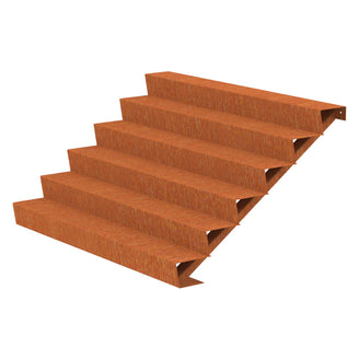 Corten Steel Outdoor Garden Steps (6744057479228)