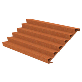 Corten Steel Outdoor Garden Steps (6744057479228)