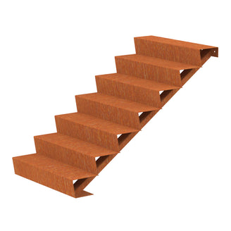 Corten Steel Outdoor Garden Steps (6744057479228)