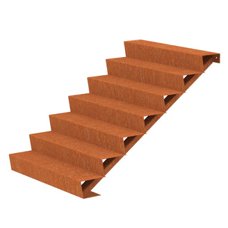 Corten Steel Outdoor Garden Steps (6744057479228)