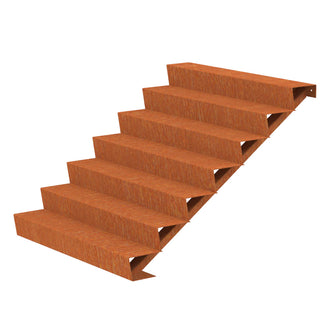 Corten Steel Outdoor Garden Steps (6744057479228)