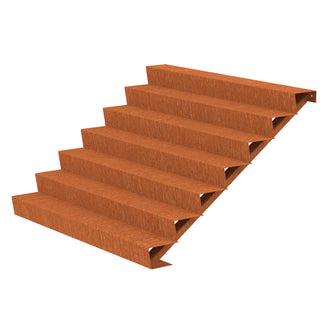 Corten Steel Outdoor Garden Steps (6744057479228)