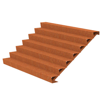 Corten Steel Outdoor Garden Steps (6744057479228)