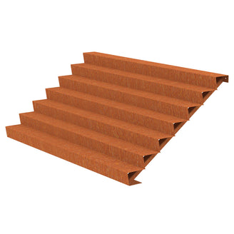 Corten Steel Outdoor Garden Steps (6744057479228)