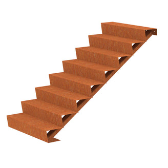 Corten Steel Outdoor Garden Steps (6744057479228)