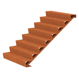 Corten Steel Outdoor Garden Steps (6744057479228)