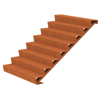 Corten Steel Outdoor Garden Steps (6744057479228)