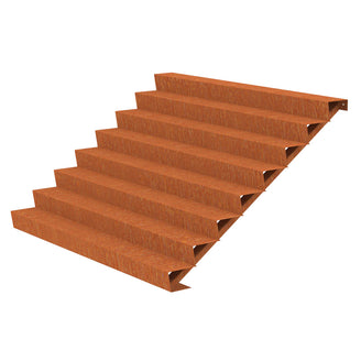 Corten Steel Outdoor Garden Steps (6744057479228)